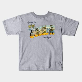 Greetings from St Joseph Michigan Kids T-Shirt